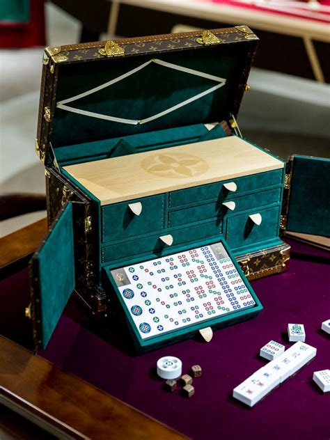 vanity mahjong monogram box